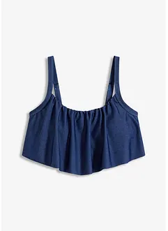 Bralette bikinitop in jeanslook, bonprix