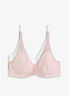 Beugel bh met zacht katoen (set van 2), bonprix