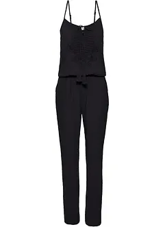 Jumpsuit van gestructureerde viscose, bonprix