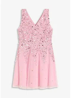 Jurk met pailletten, bonprix