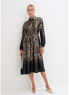 Satijnen overhemdjurk, bonprix