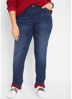 Thermojeans, straight high waist, bonprix