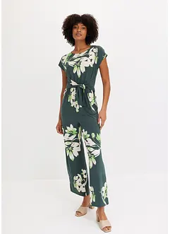 Jumpsuit met strikceintuur, bonprix
