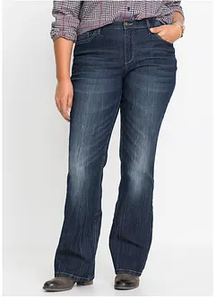 Bootcut comfort stretch jeans, high waist, bonprix