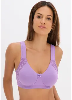 T-shirt bh zonder beugels, met katoen (set van 2), bonprix