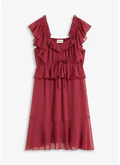 Jurk van chiffon in A-lijn, bonprix