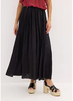 Maxirok van gestructureerde crinkle, bonprix