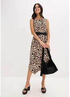 Gedessineerde jersey jurk, bonprix