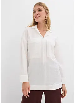 Overhemdblouse in een soepele viscosemix, bonprix