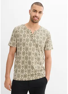 Henley shirt van puur katoen, bonprix