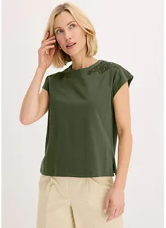 Shirt met kanten detail, bonprix