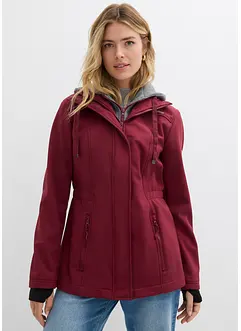 Lange softshell jas in layerlook, waterafstotend, bonprix