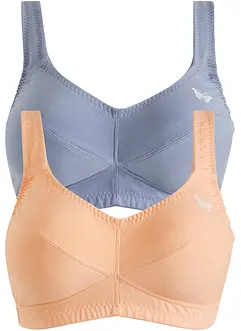 Bh zonder beugels (set van 2) met biologisch katoen, bonprix