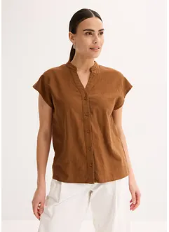 Linnen blouse in een luchtige linnenmix, bonprix