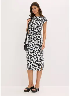 Jurk met plooitjes, bonprix