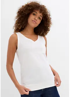 Tanktop van biologisch katoen (set van 2), bonprix