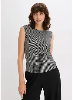 Shirt met plooitjes, bonprix