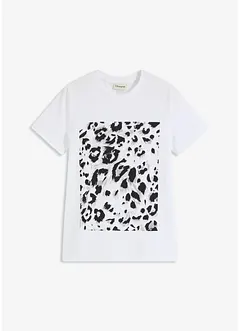 T-shirt met luipaardprint, bonprix