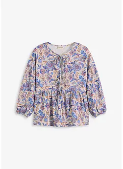 Shirtblouse met een veterdetail, bonprix