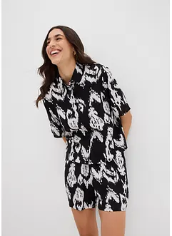 Viscose blouse met korte mouwen, bonprix