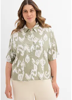 Viscose blouse met korte mouwen, bonprix