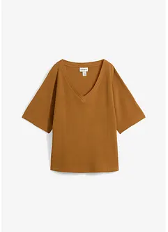 Gestructureerd shirt van katoen, bonprix