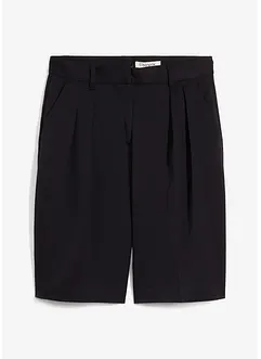 Bermuda met bandplooien in een viscosemix, bonprix