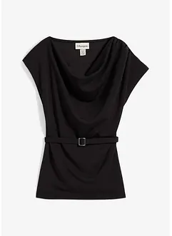 Top in gestructureerde crêpe, bonprix