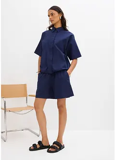Oversized blouse van katoen, bonprix