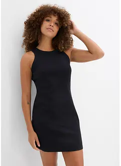 Jurk met spaghettibandjes van interlock (set van 2), bonprix