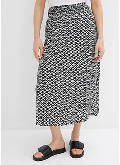 Maxi rok van viscose crinkle, bonprix