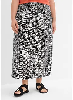 Maxi rok van viscose crinkle, bonprix
