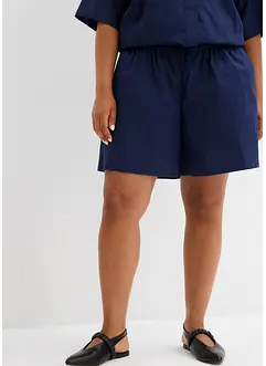 Slip-on shorts van puur katoen, bonprix