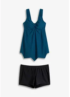 Lange tankini (2-dlg. set) met zigzagzoom, bonprix