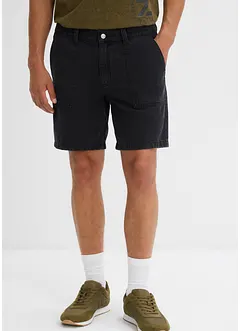Twill short van katoen, loose fit, bonprix