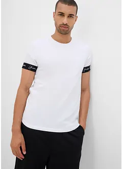 T-shirt van puur biologisch katoen, slim fit, bonprix