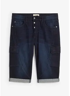 Stretch jeans bermuda, loose fit, bonprix