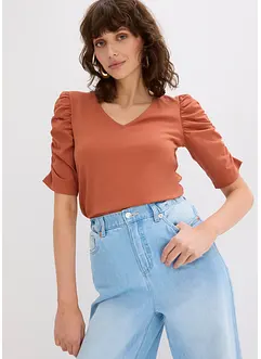 Shirt met pofmouwen, bonprix