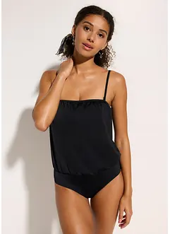 Bandeau badpak met afneembare bandjes, bonprix