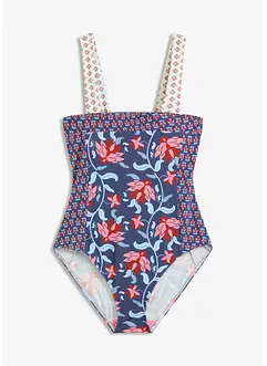 Bandeau badpak met brede bandjes, bonprix