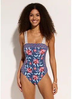 Bandeau badpak met brede bandjes, bonprix