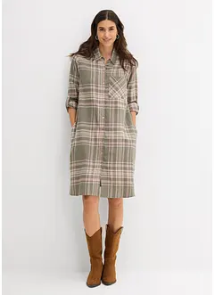 Overhemdjurk van puur katoen, bonprix