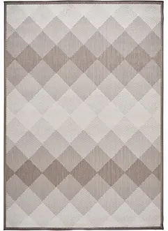 Dubbelzijdig binnen- en buitenkleed met grafisch patroon, bonprix