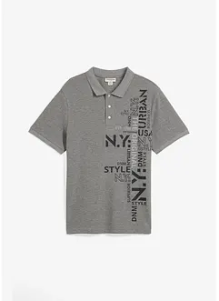 Piqué poloshirt van puur katoen, slim fit, korte mouw, bonprix
