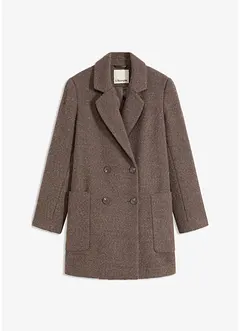 Korte jas in wollen look, bonprix