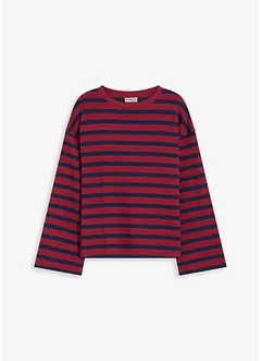 Gestreept shirt van puur biologisch katoen, bonprix