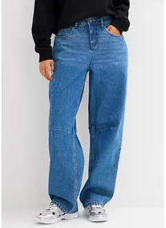 Barrel jeans mid waist, bonprix