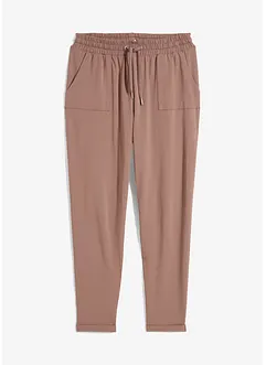 Comfortabele jersey broek met strikkoordjes, bonprix
