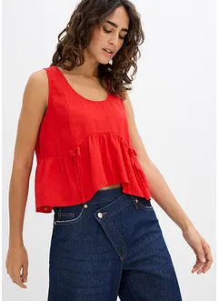 Blouse in een luchtige linnenmix, bonprix