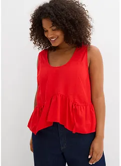 Blouse in een luchtige linnenmix, bonprix